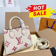 Louis Vuitton LV Onthego Summer Pink bag 18x15 cm - 1