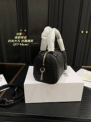 Dior Groove 16 Mini Bag Black Macrocannage Calfskin - 6