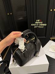 Dior Groove 16 Mini Bag Black Macrocannage Calfskin - 5