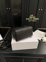 Dior Groove 16 Mini Bag Black Macrocannage Calfskin - 3