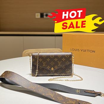 Louis Vuitton FELICIE chain bag 21cm x 12cm x 3 cm