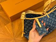 LOUIS VUITTON CARRYALL BAG Denim  38cm x 29cm - 6