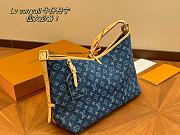 LOUIS VUITTON CARRYALL BAG Denim  38cm x 29cm - 2