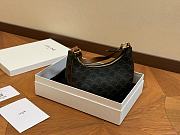 Celine Ava Bag In Triomphe Canvas And Calfskin 23cm  - 3