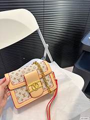  Louis Vuitton Mini Dauphine Beige BAG Monogram Jacquard 20cm x 15cm  - 2