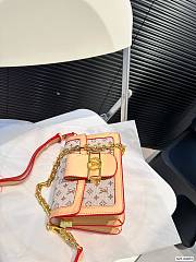  Louis Vuitton Mini Dauphine Beige BAG Monogram Jacquard 20cm x 15cm  - 5