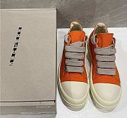 Rick Owens DRKSHDW Low Sneakers ORANGE/MILK   - 1