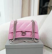 Balenciaga Crush XS Chain Bag Quilted in pink 736016210J05812 (31 cm) - 3