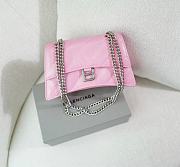 Balenciaga Crush XS Chain Bag Quilted in pink 736016210J05812 (31 cm) - 6