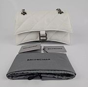 Balenciaga Crush XS Chain Bag Quilted in white 736016210J09001 (31cm) - 4