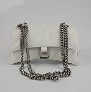 Balenciaga Crush XS Chain Bag Quilted in white 736016210J09001 (31cm) - 6