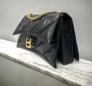 Balenciaga Crush XS Chain Bag Quilted in black 736016210J11000 (31cm) - 2