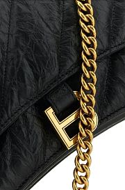 Balenciaga Crush XS Chain Bag Quilted in black 736016210J11000 (31cm) - 6