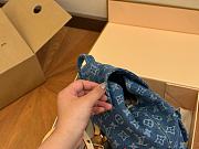 LOUIS VUITTON VENICE BACKPACK 24 DENIM BLUE 20cm x 20cm - 5