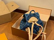 LOUIS VUITTON VENICE BACKPACK 24 DENIM BLUE 20cm x 20cm - 2