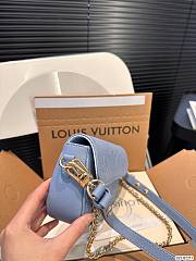 Louis Vuitton Wallet On Chain blue bag P165 22cm x 11cm - 3