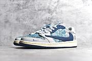 Travis scott x fragment design x Air jordan 1 low OG concept custom - 3