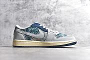 Travis scott x fragment design x Air jordan 1 low OG concept custom - 2