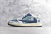 Travis scott x fragment design x Air jordan 1 low OG concept custom - 5