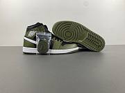 Air Jordan 1 Mid Black White Olive DQ8426-092 - 3