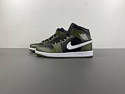 Air Jordan 1 Mid Black White Olive DQ8426-092 - 5