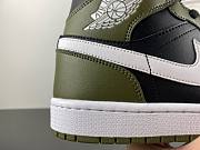 Air Jordan 1 Mid Black White Olive DQ8426-092 - 6