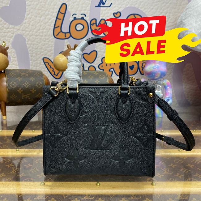 Louis Vuitton LV On The Go Tote Bag Black BB M46993 18cm x15cm x 8.5cm - 1