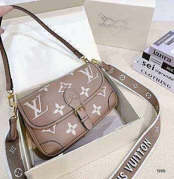 Louis Vuitton Diane Monogram Empriente Leather Tourterelle Beige/Cream 25cm x 16cm x 9cm