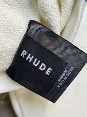 Rhude Bird Cream Off White Tile Hoodie - 4