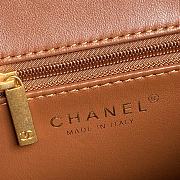 Chanel Brown Sheepskin Teddy Bag Mini FW2024 - 4