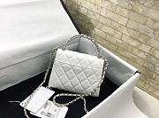 Chanel Clutch With Chain Women's Crossbody White Bag AP3237 B10307 10601 14.5cm x 11.5cm x 5.5cm - 4