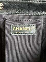 Chanel Small Backpack Calfskin & Gold Black 22cm x 25cm x 18cm - 6