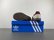 Adidas Samba OG Putty Gray Maroon ID1482 - 4