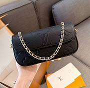 LV Ivy Chain Bag M82154 Black Monogram Empreinte Black 23.5cm x 12cm x 4.3 cm - 1