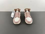 Air Jordan 1 Mid Pink Oxford Brown  BQ6472-620 - 4