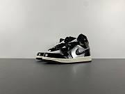 Air Jordan 1 Mid SE Black Metallic Silver Sail Metallic Gold FZ3938-001 - 6