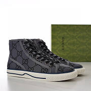 Gucci Tennis 1977 High-Top Gray Sneaker - 1