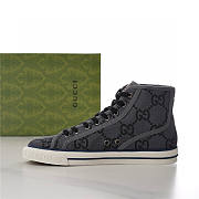 Gucci Tennis 1977 High-Top Gray Sneaker - 5