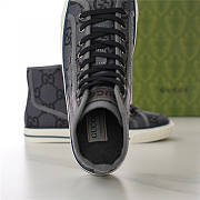 Gucci Tennis 1977 High-Top Gray Sneaker - 3