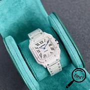 Cartier Santos Full Diamond watch - 1