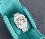 Cartier Santos Full Diamond watch - 2