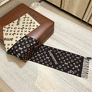 Louis Vuitton x Supreme Brown Scarf - 3