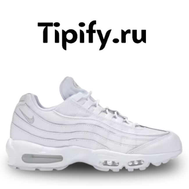 Nike Air Max 95 Essential White Grey Fog  CT1268-100 - 1