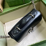 Petite GG mini shoulder bag black 739722 AABSG 1000 21cm x 10cm x 5cm - 3