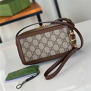 GUCCI Mini GG Supreme Cross-Body Bag 10cm x 18cm x 7cm - 2