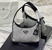 Prada Duchesse and crystal black mini-bag 22cm x 17cm x 6cm - 1