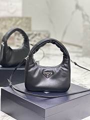 Prada Mini Padded Soft Bag 'Black' 21cm x 12cm x 6cm - 5