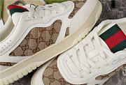 Gucci Re Web Leather Sneakers  - 2