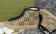 Gucci Maxi GG High Top Beige Ebony 703034 UKOH0 2590 - 6