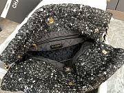 Chanel Chanel 22 tweed handbag black 35cm ×37cm ×7cm - 2